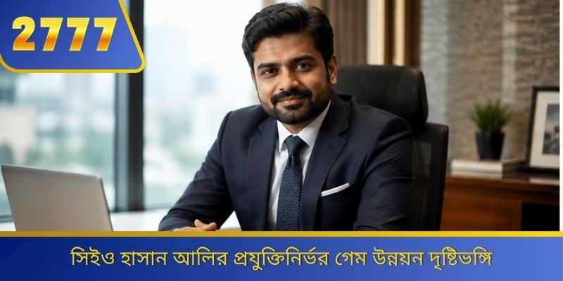 সিইও হাসান আলির প্রযুক্তিনির্ভর গেম উন্নয়ন দৃষ্টিভঙ্গি